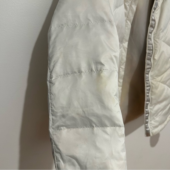 The North Face Women's White 550 Fill Down Puffer Jacket Full Zip Size M - Picture 5 of 13